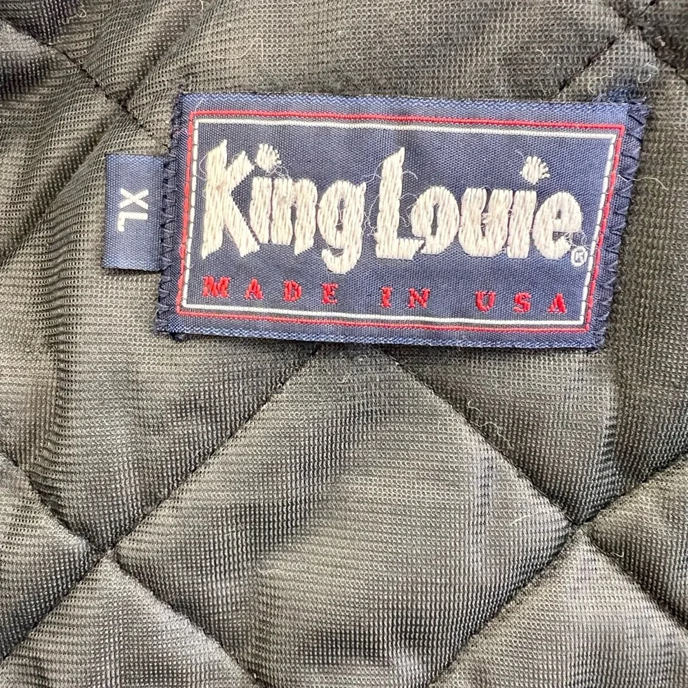 Vtg King Louie MADE IN USA Satin Bomber Jacket XL F.O.E. Eagles Des‎ Moines, IA